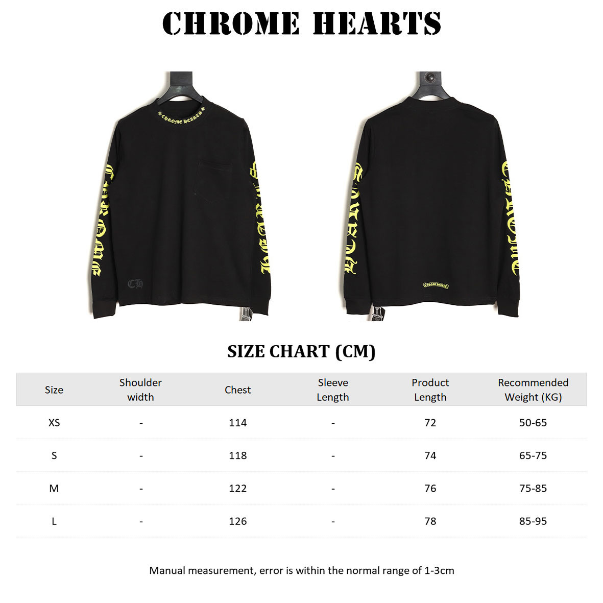 Ch**me He**ts long-sleeved t-shirt