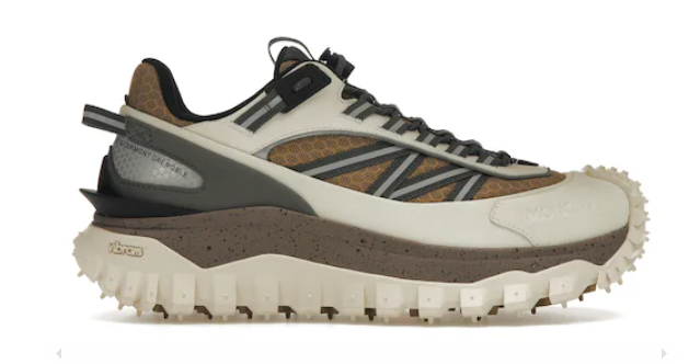 Moncler Trailgrip Beige White