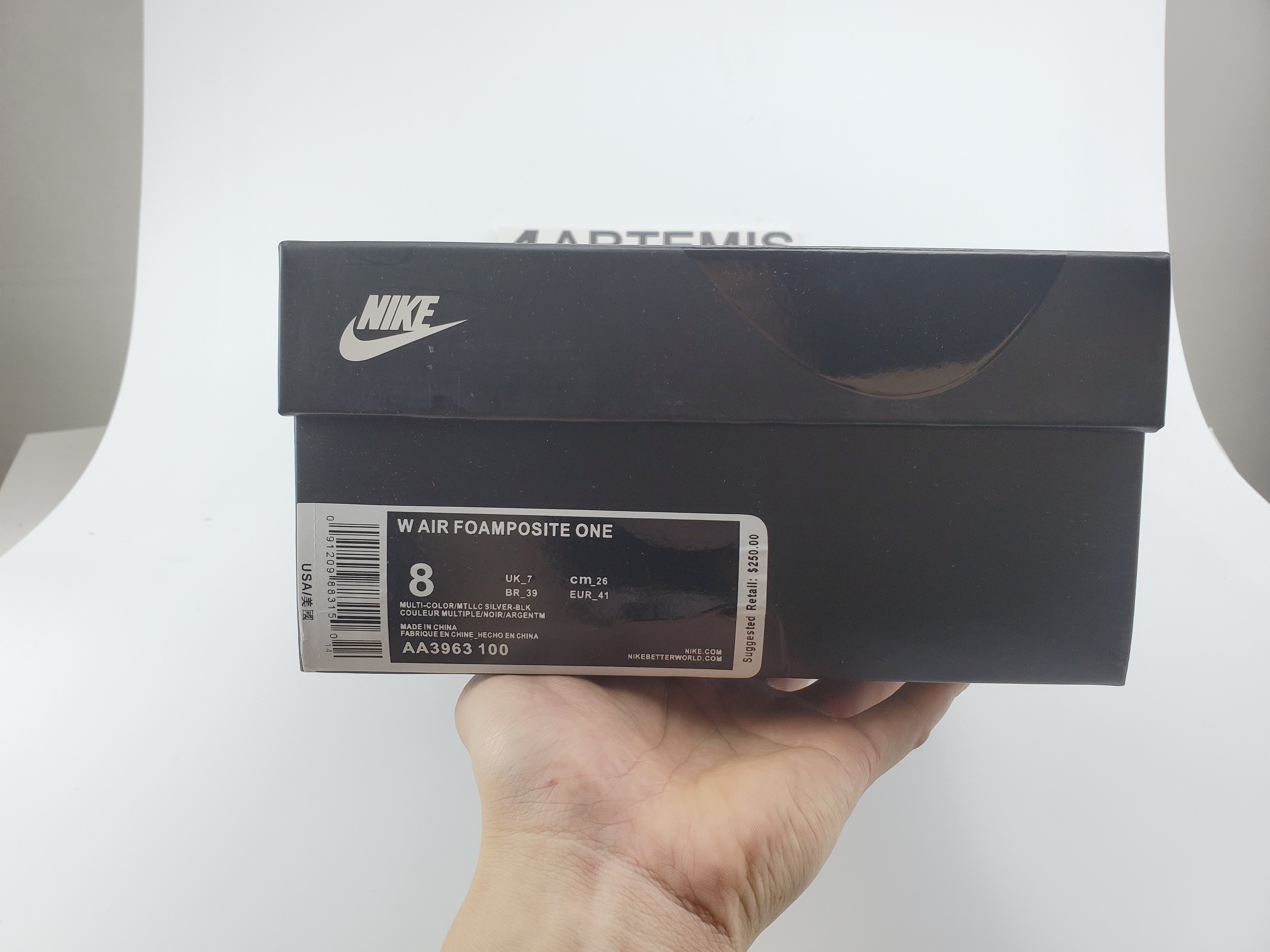 Air Foamposite One Chrome White