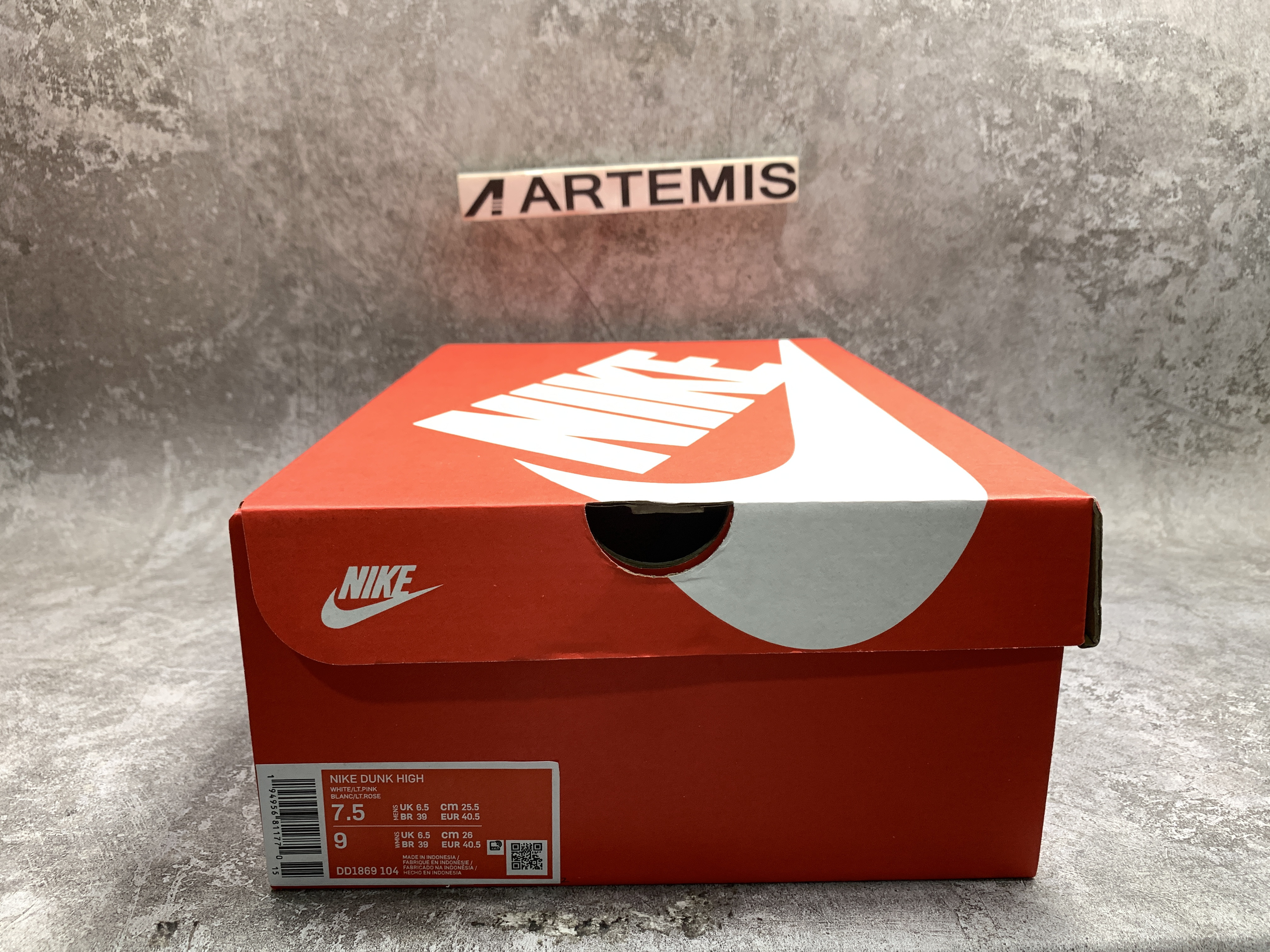 Nike Dunk High Sail Crimson Tint