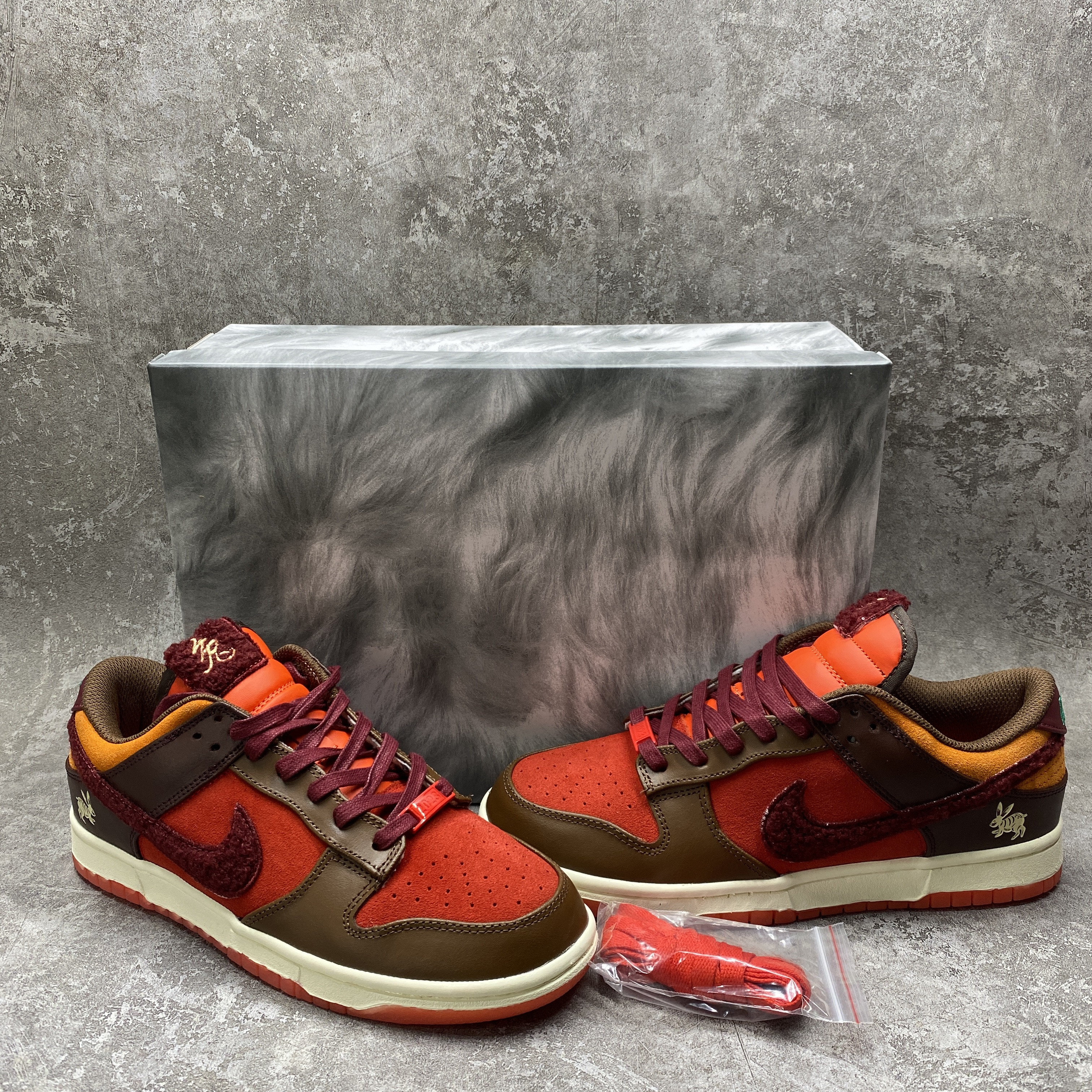 Nike Dunk Low Retro PRM Year of the Rabbit Light Crimson (2023)