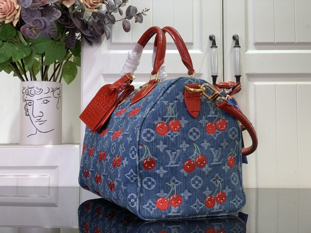 LV x TM Speedy Soft Bandoulière 30 N87627 21x17x30cm