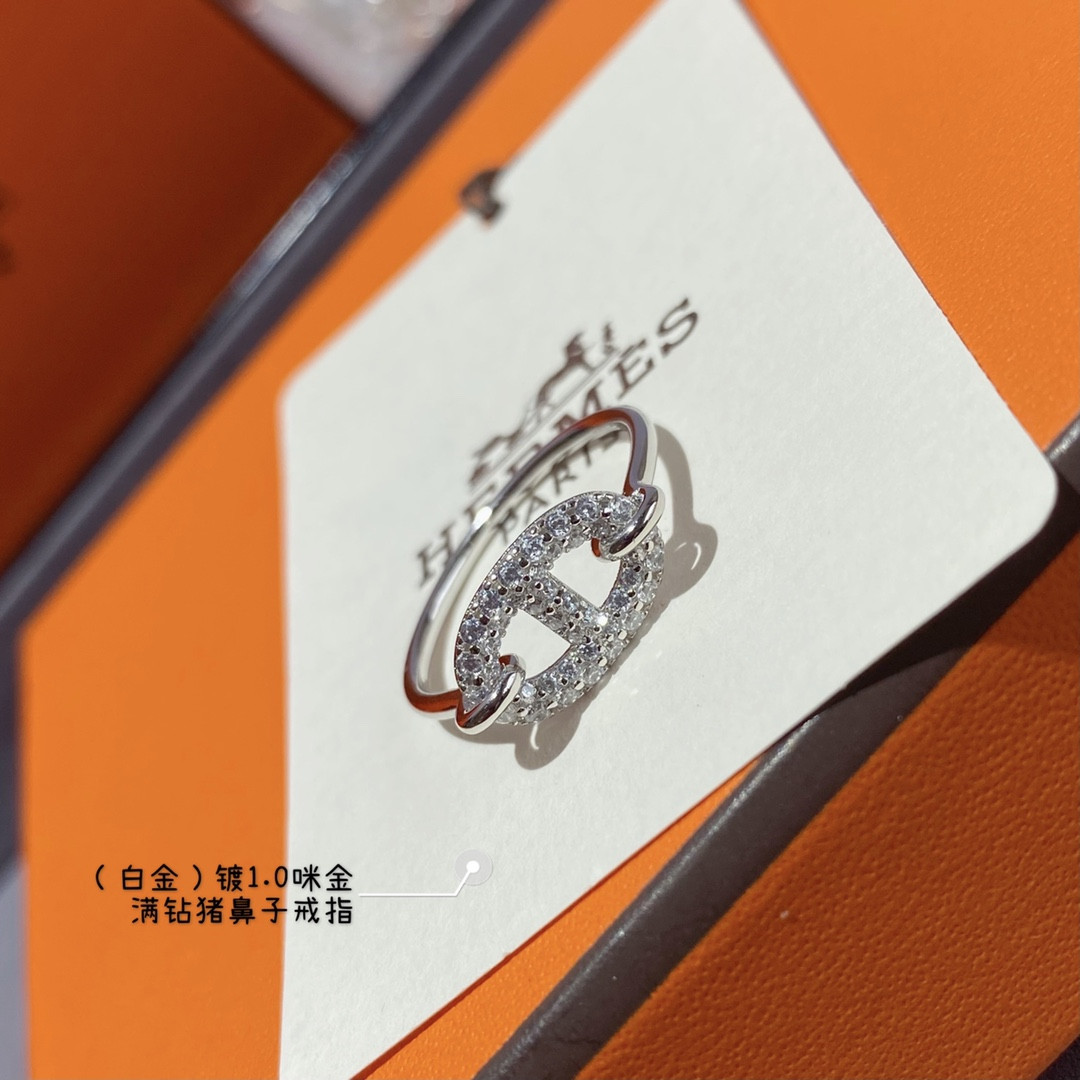 hermès farandole collier de chien full Di*m*nd ring