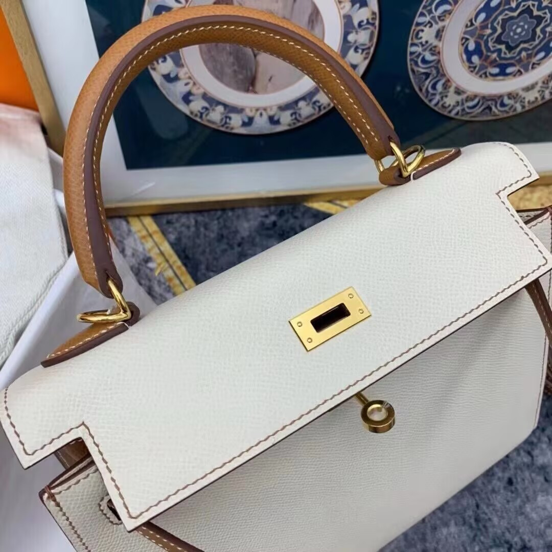 HERMÈS Kelly 25 Gold-tone Hardware (Customized, about 20days, no return no exchange)