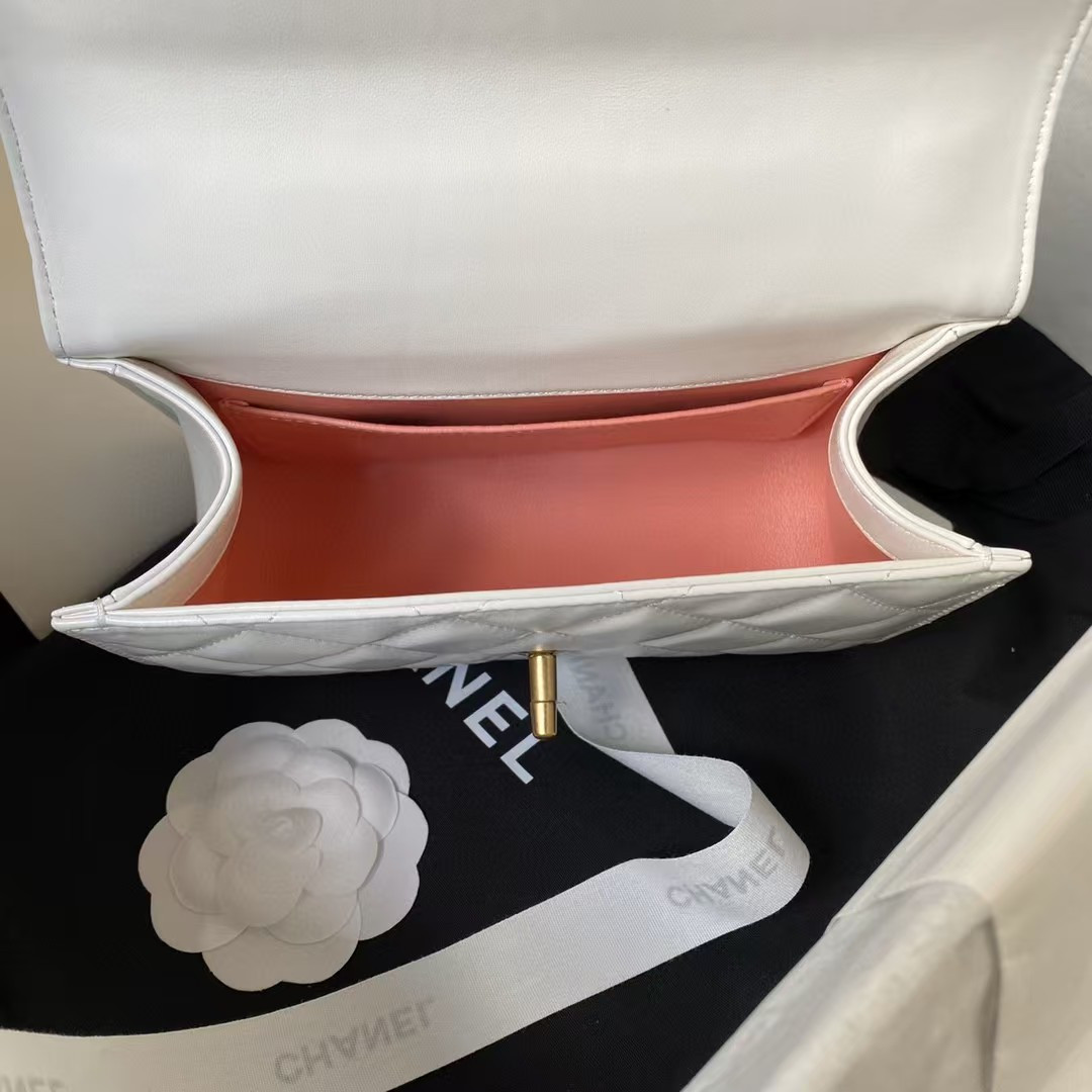 Ch*el 24c flap bag as2649 12x19x8cm