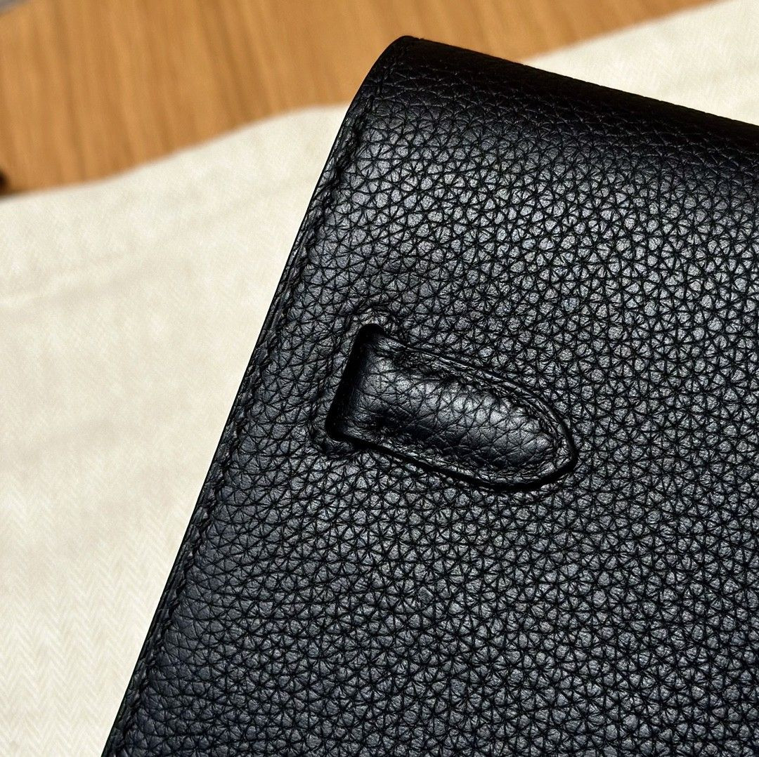 Hermès Kelly Depeches Togo Black 25cm