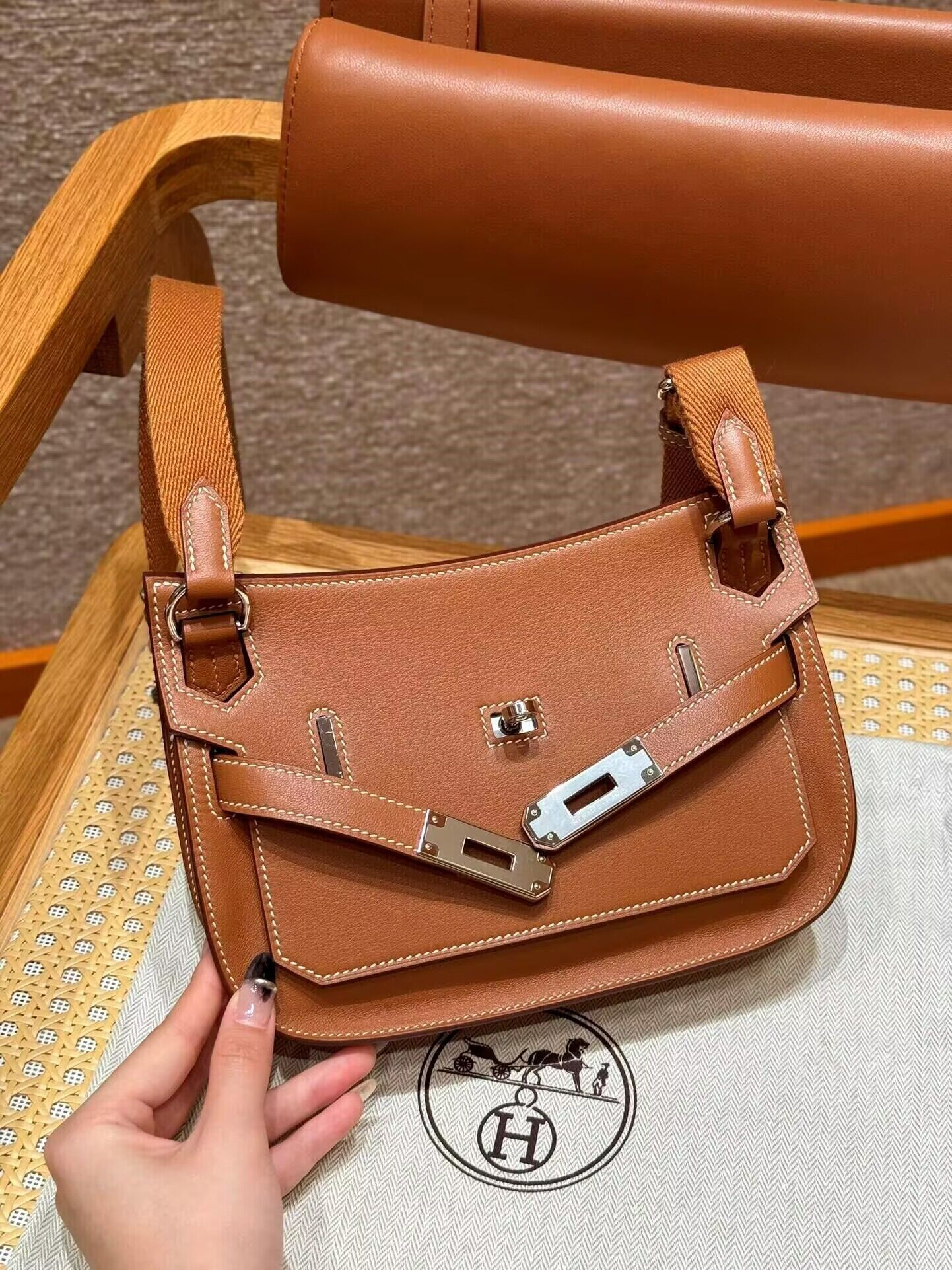 H**mes mini jypsiere 23×17×5cm