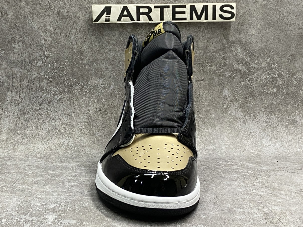 Air Jordan 1 Retro High NRG Patent Gold Toe