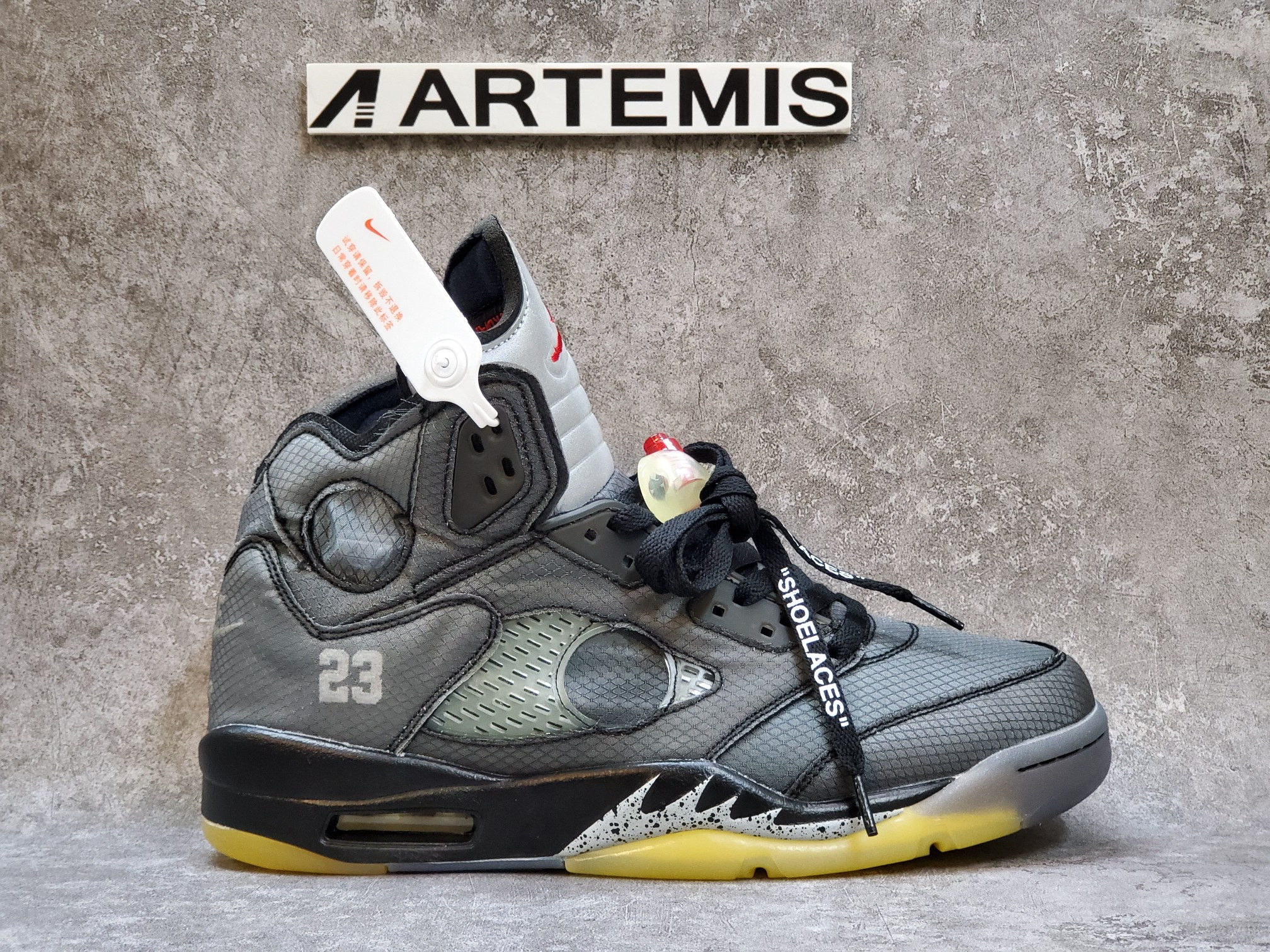 Air Jordan 5 Retro Off White Black