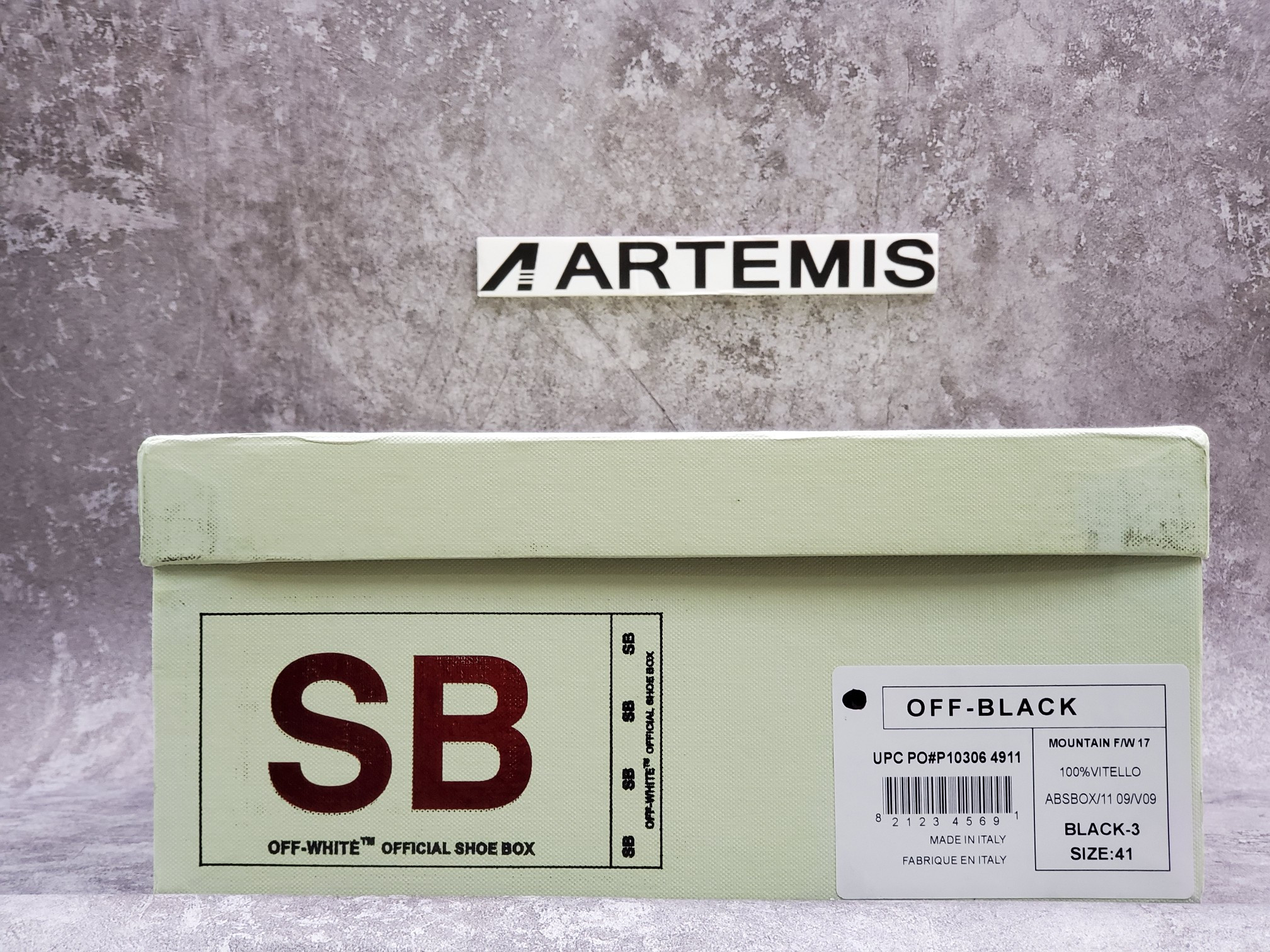 OFF-WHITE Industrial Hi Top Black