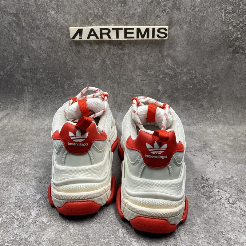 Balenciga x adida Triple S White Red