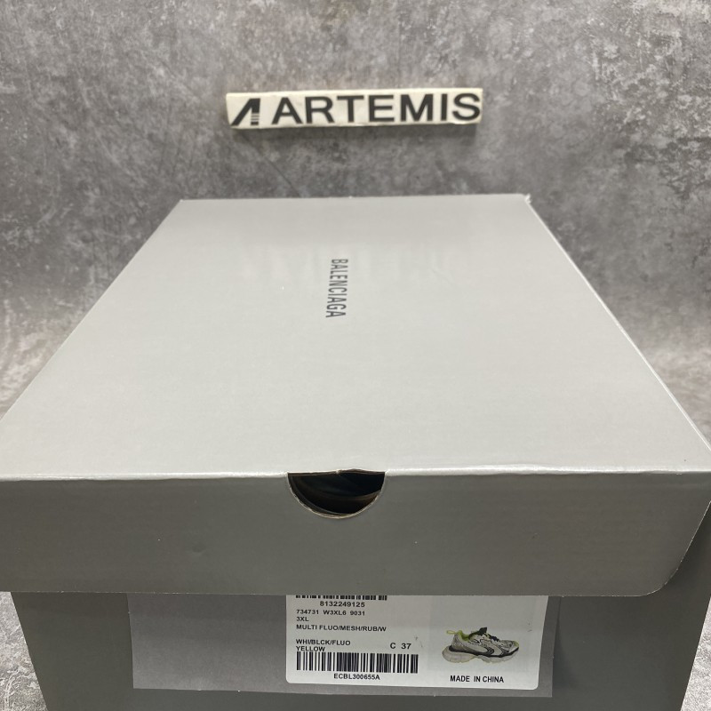 Balenciga 3xl Sneakers In Silver Green
