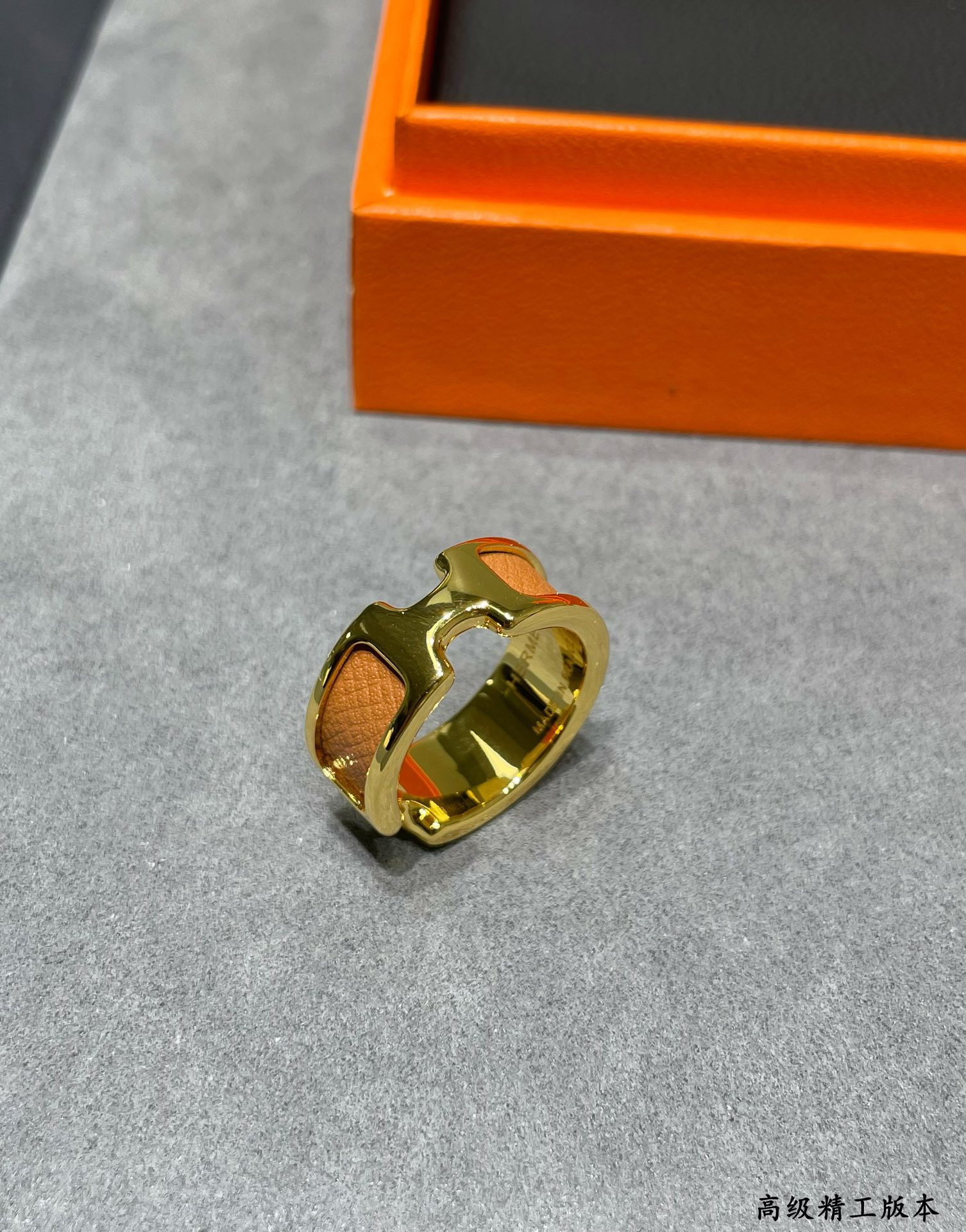 Hermès leather cord Ring