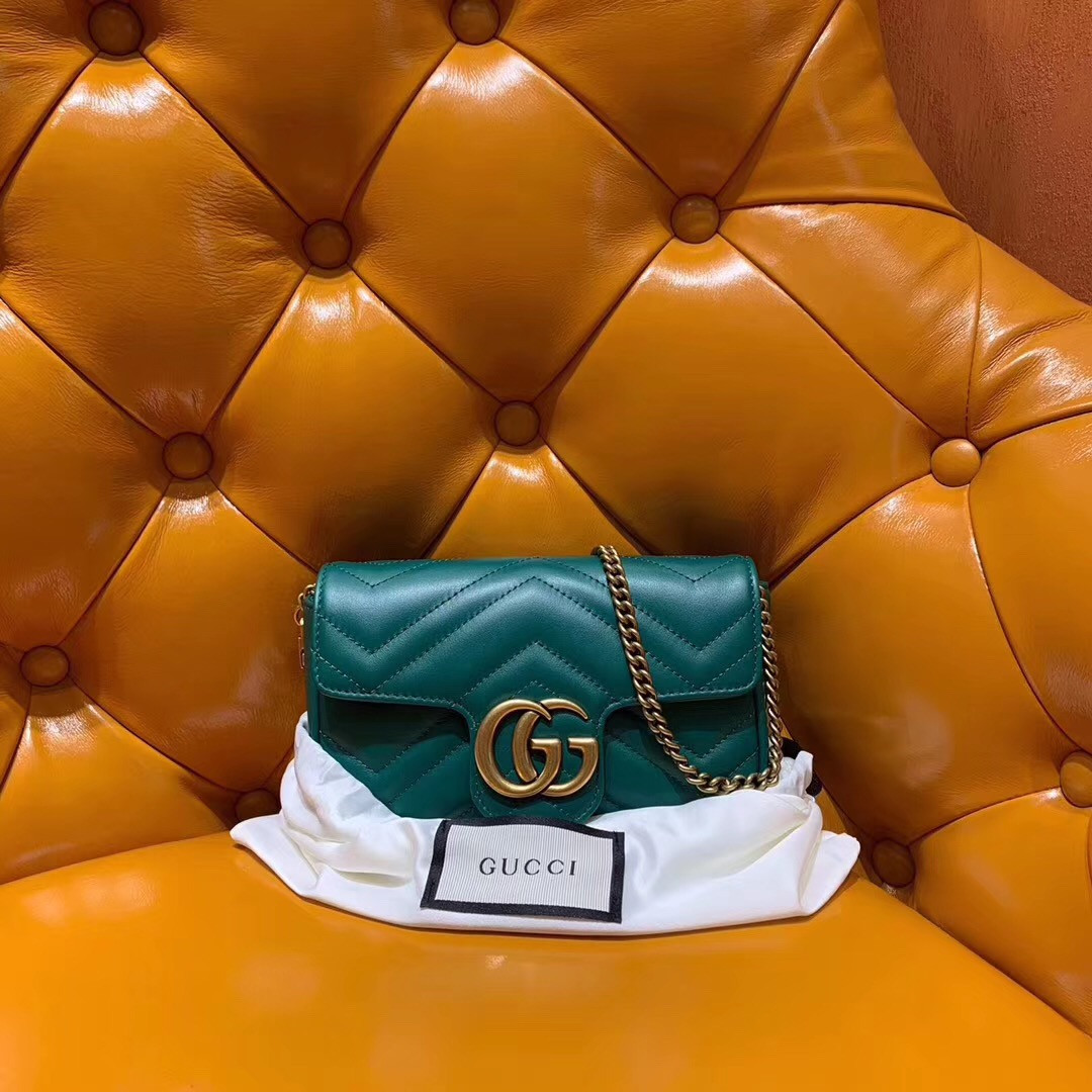 gg marmont matelasse leather S*per mini bag