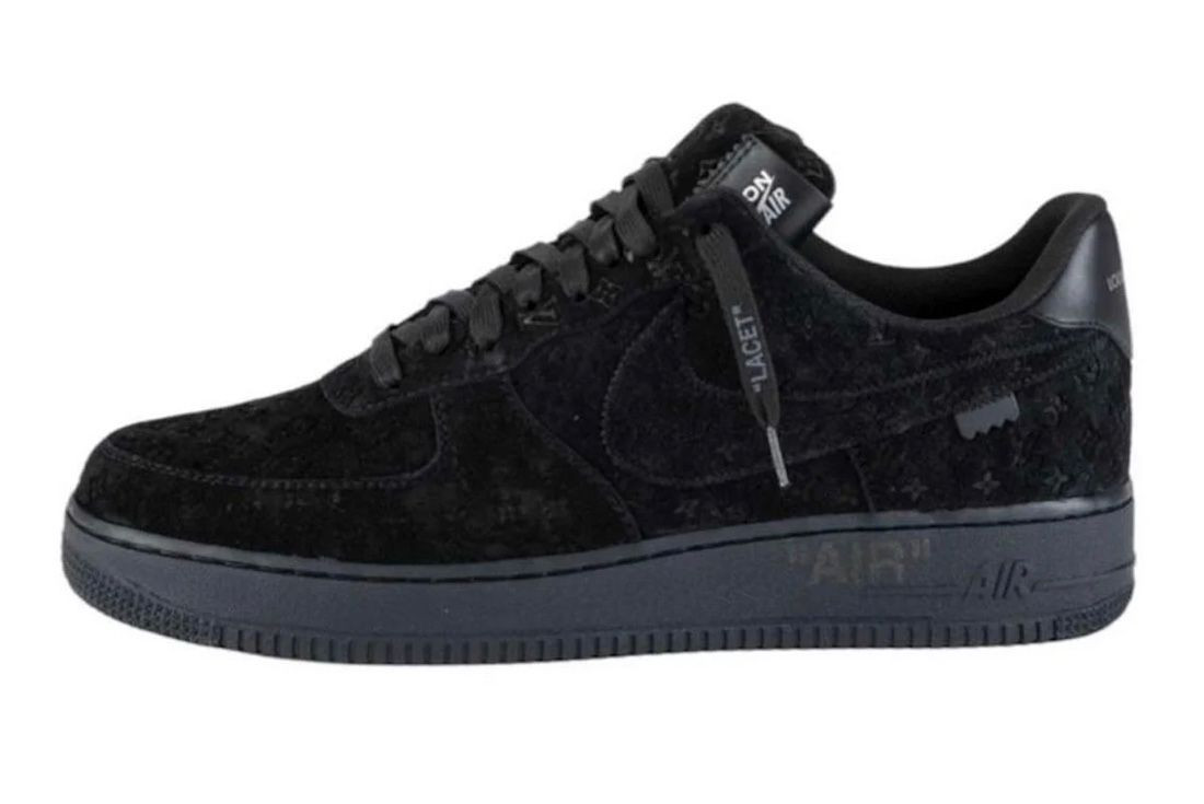 1V x Air Force 1 Low By Virgil Abloh Black