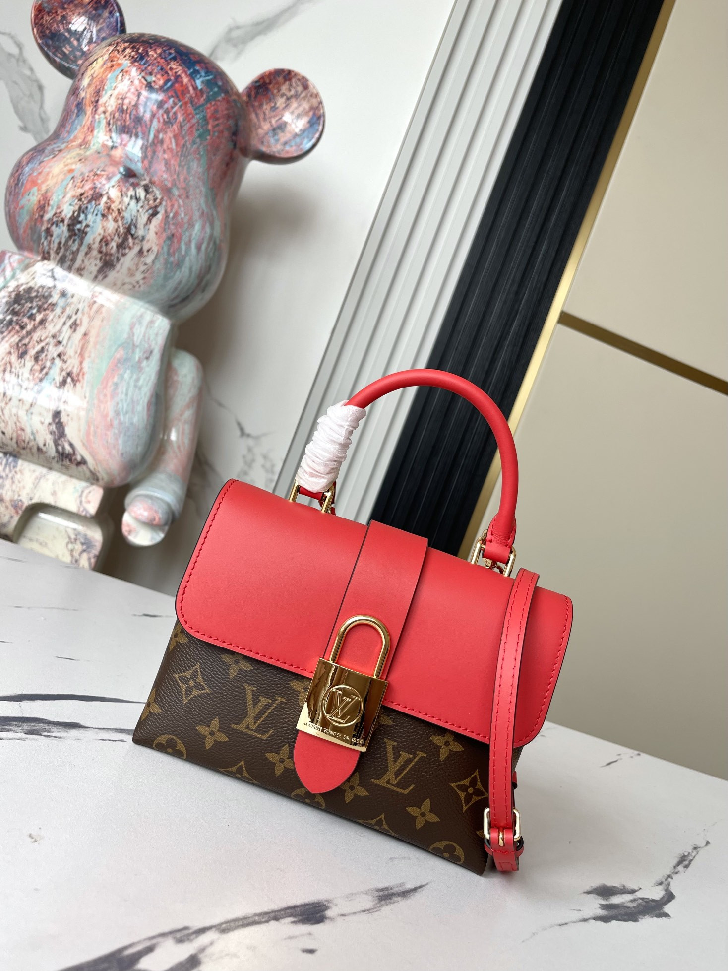 LV Locky BB M44322 7.9 x 6.3 x 3 inches