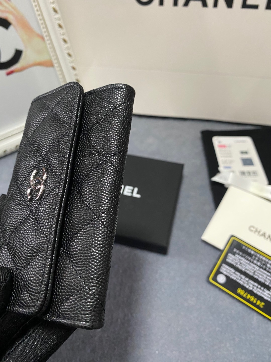 Ch*el card holder 11.3 x 7.5 x 2.5 cm