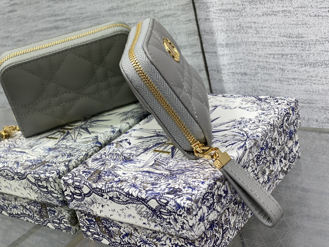 lady D*or voyageur small coin purse card holder