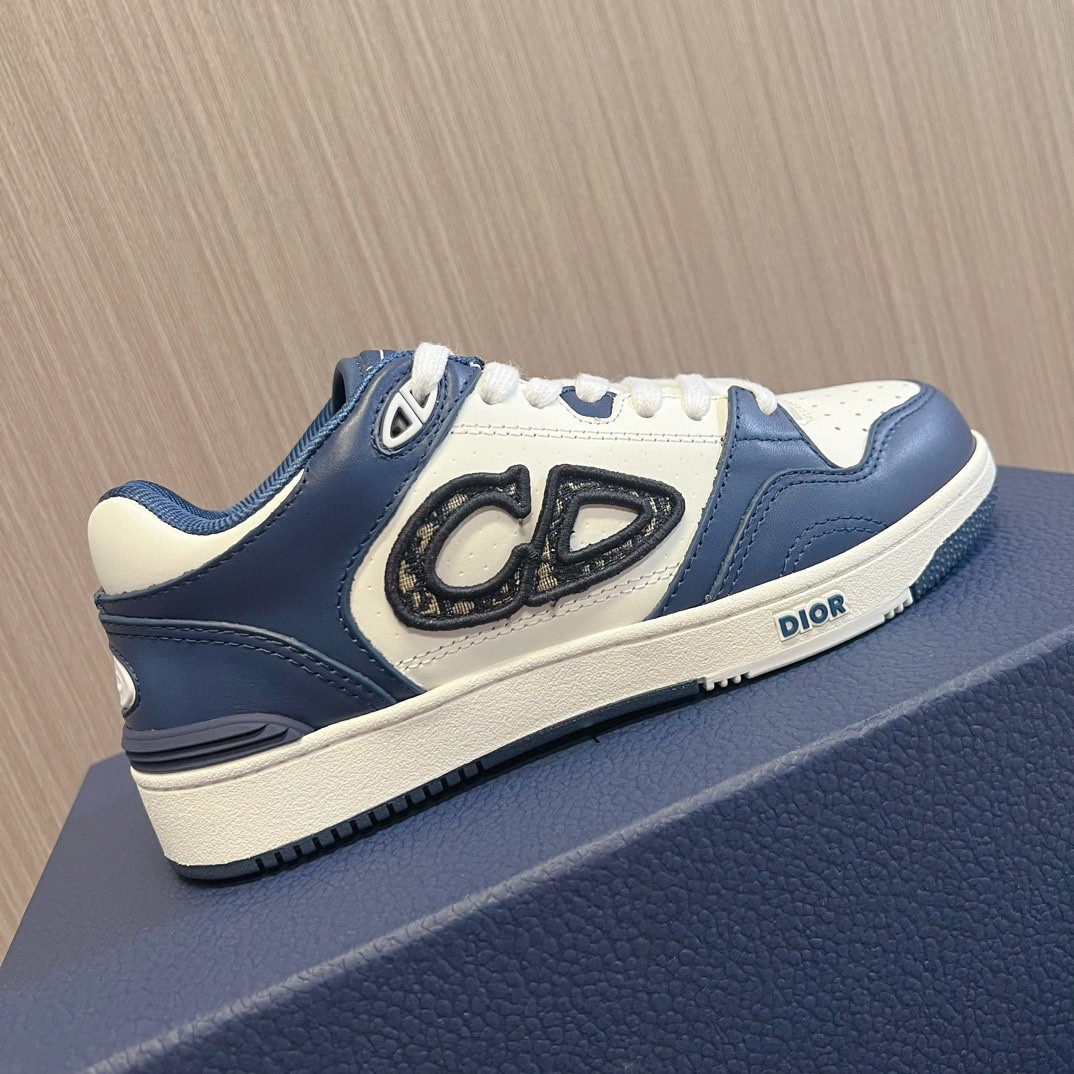 ua D*or b57 low-top sneaker navy blue and white