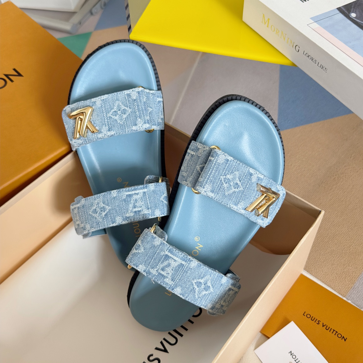 UA LV Sunset Flat Comfort Mule