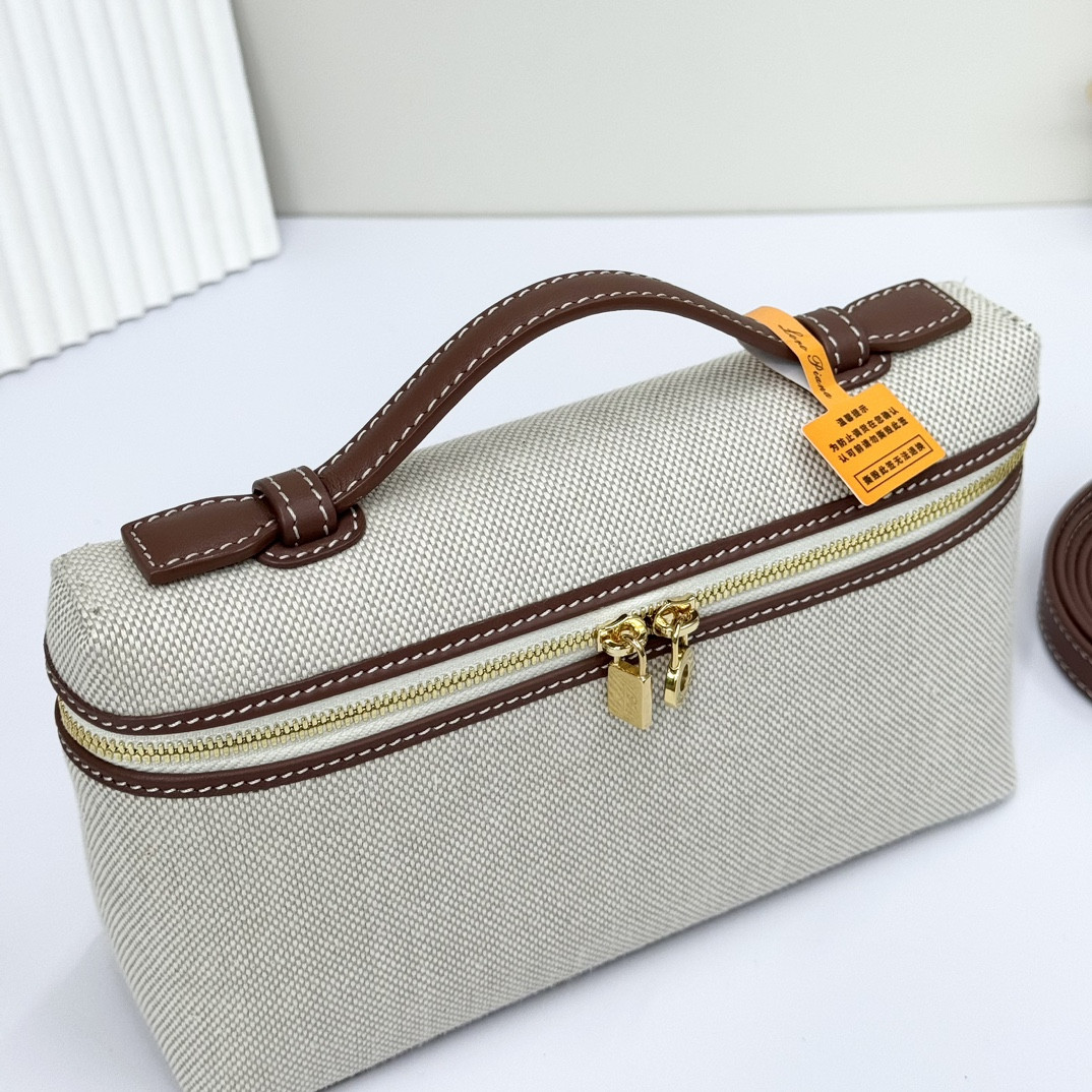 L**o p*ana extra pocket l19 cotton, linen 11 x 19 x 6.5 cm