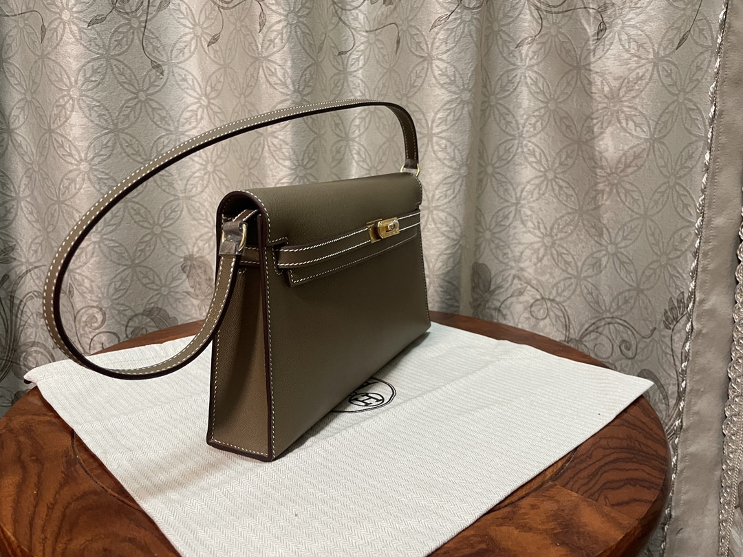 Hermès Kelly Elan Epsom16x27.8x4cm