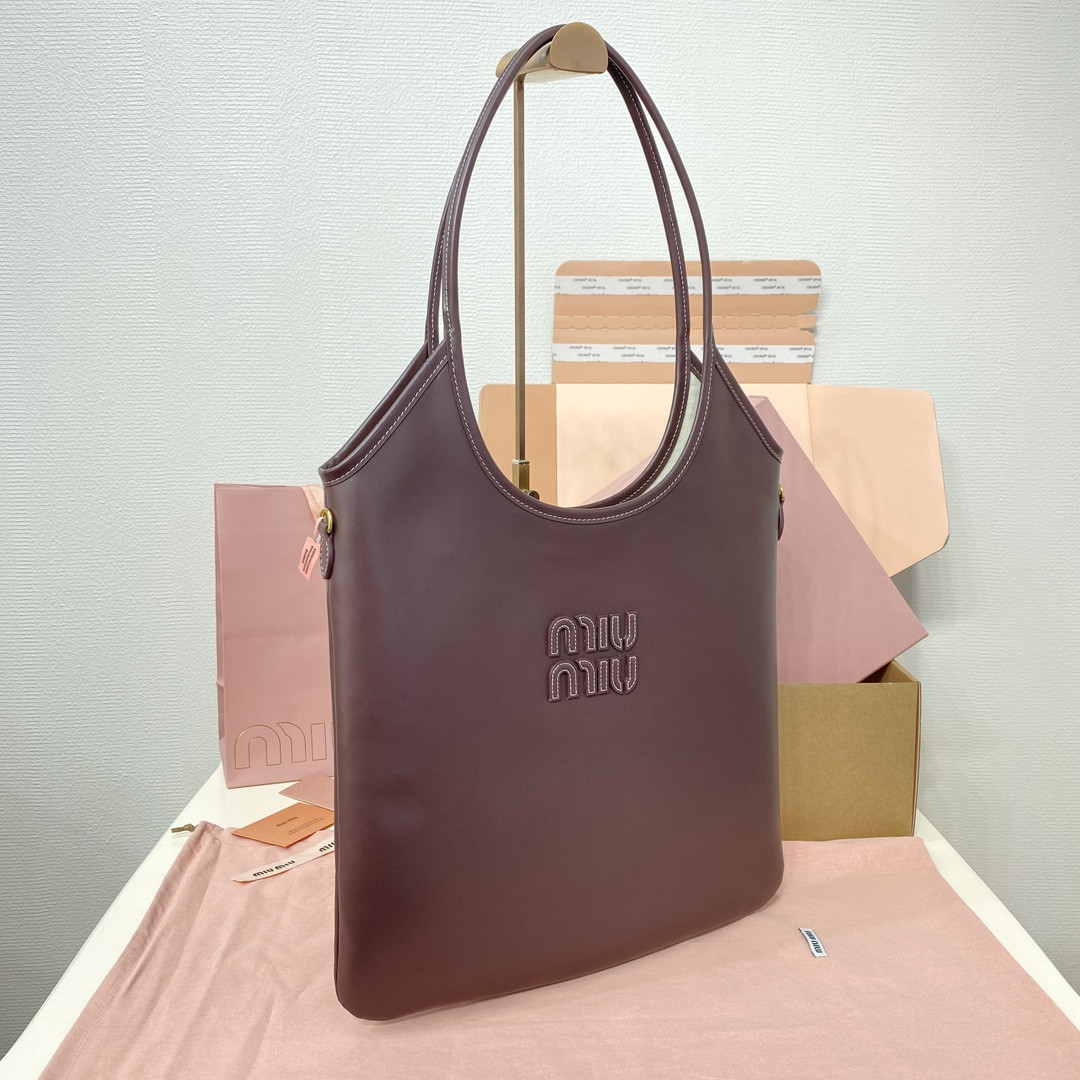 Miu Miu IVY leather bag 40x35cm