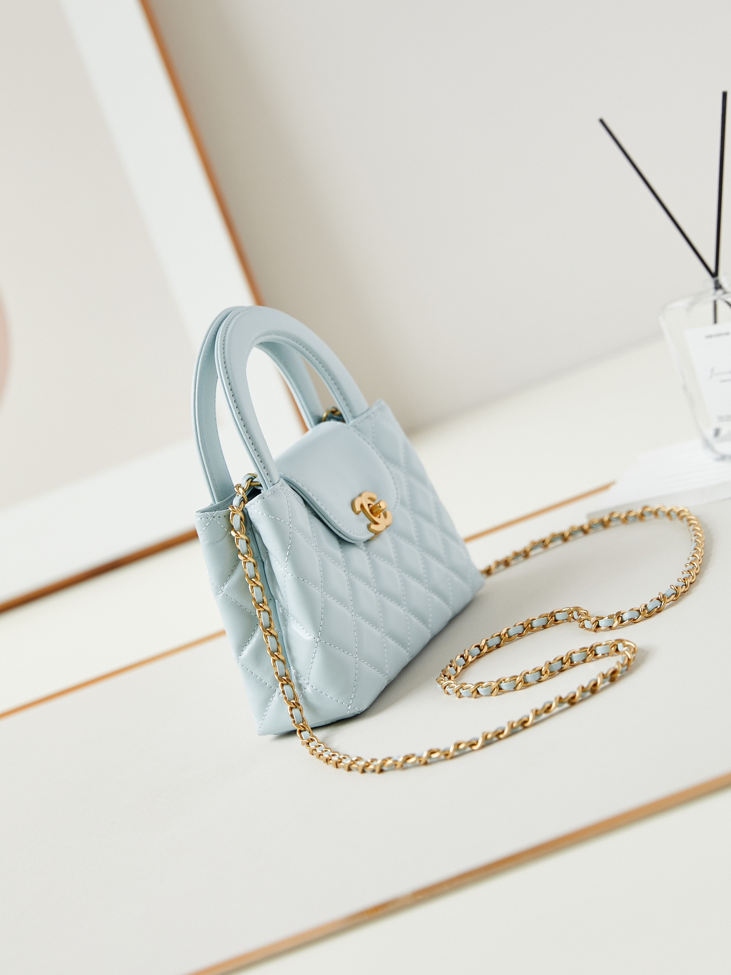 Ch*el 23k kelly 19x13x7cm