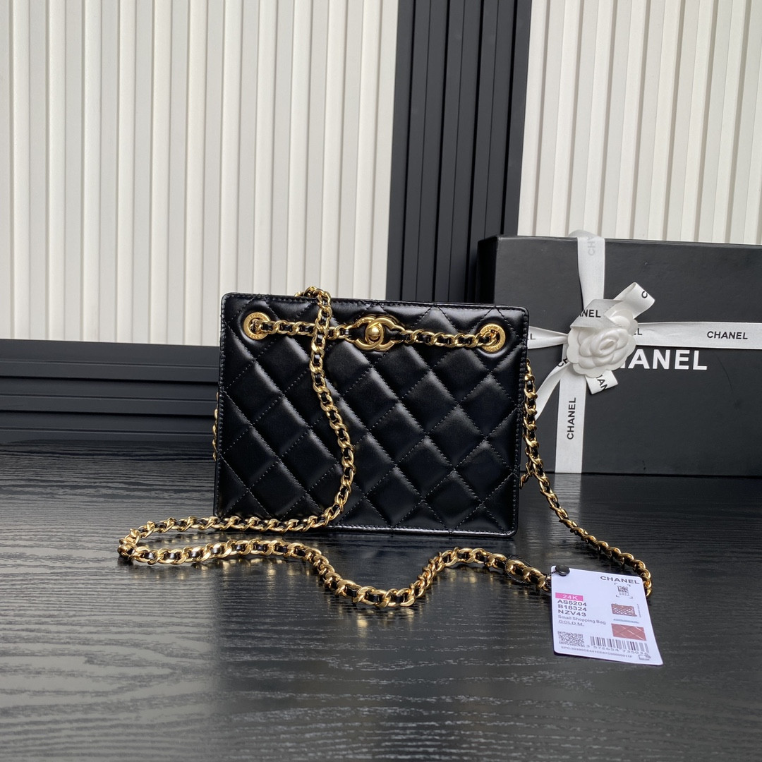 Ch*el 24k handbag 16×21×7cm