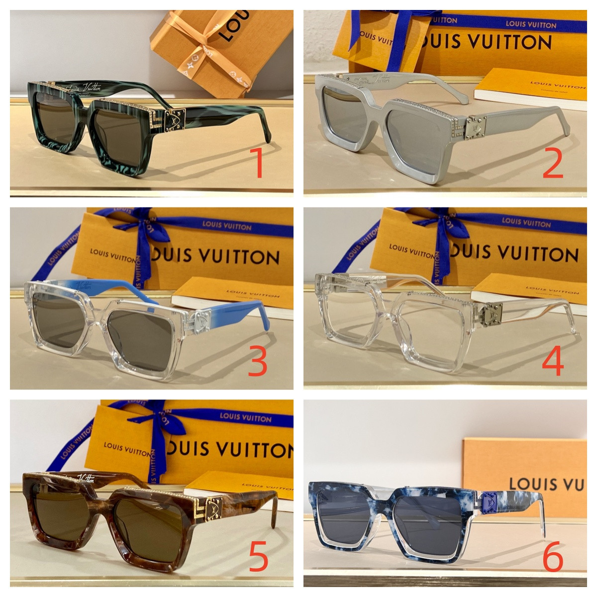LV Sunglasses Z96006 58-19