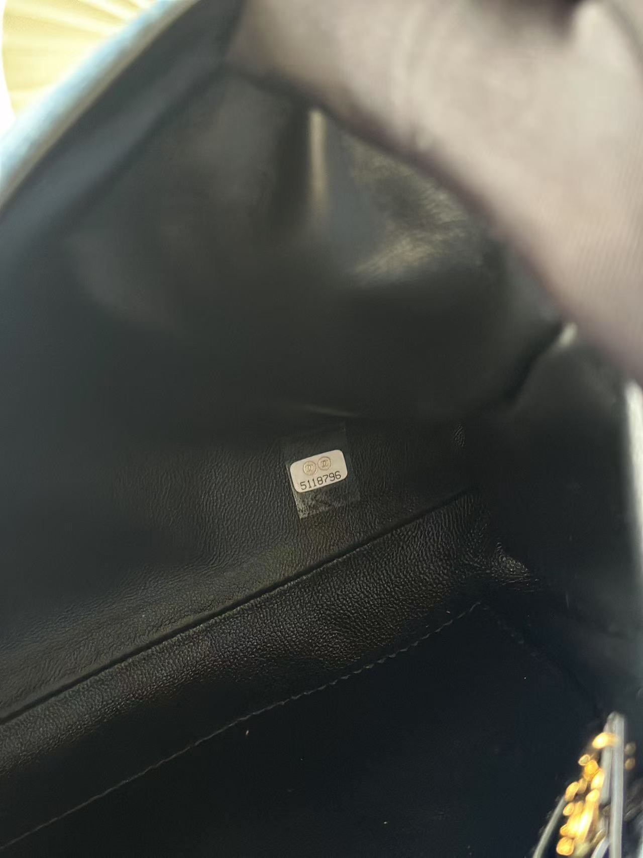 Ch*el vintage denim shoulder bag 25.5x20x7cm