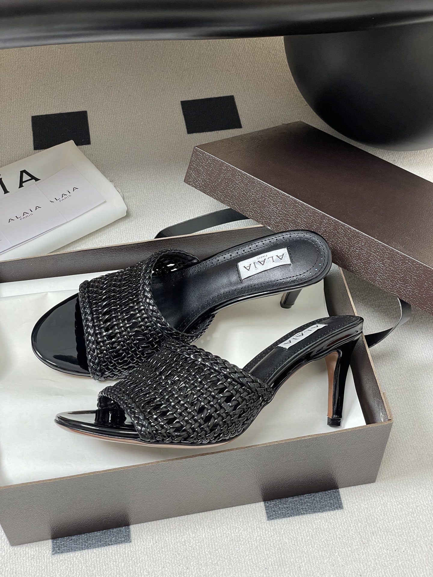 UA Alaia Heeled slippers 7cm Heel(Customized Size 7-10 days production time)