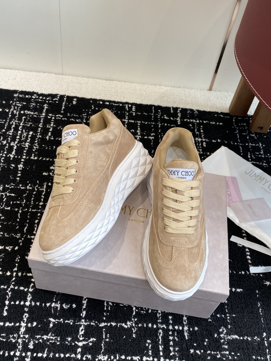 ua ji*y ch* Di*m*nd light maxi f sneakers